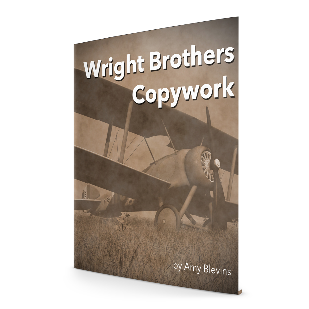 Wright Brothers Copywork for your Homeschool - Wilbur and Orville Wright quotes